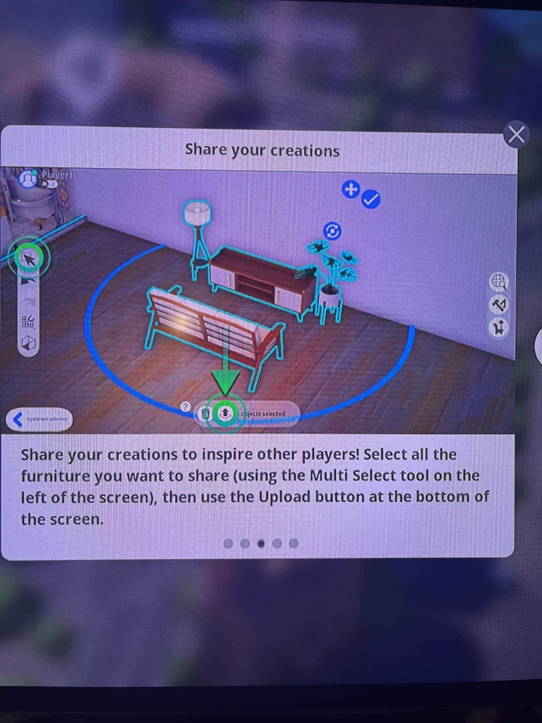 imagem de um ambiente do the sims 5
