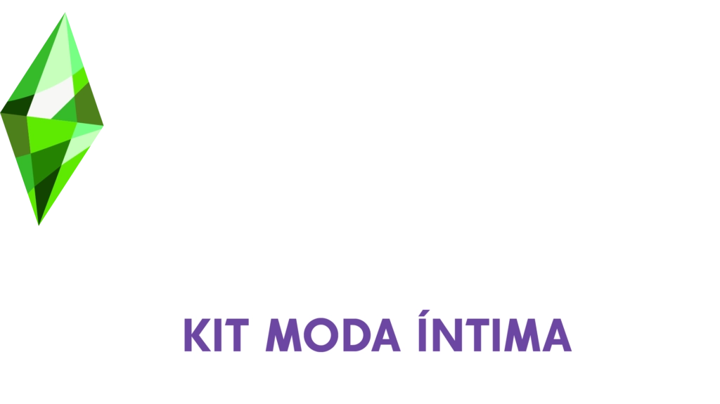 Logo do The Sims 4 Kit Moda Íntima em PT-BR