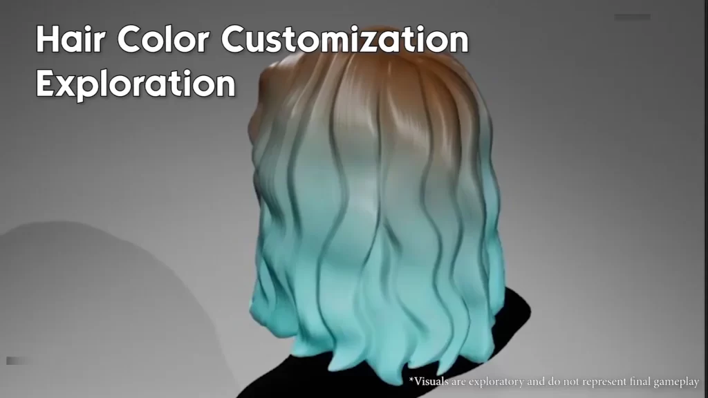 Exploração visual de cabelos nos novos Sims