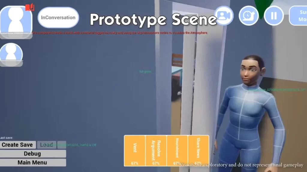 Protótipo de simulação básica dos Novos Sims