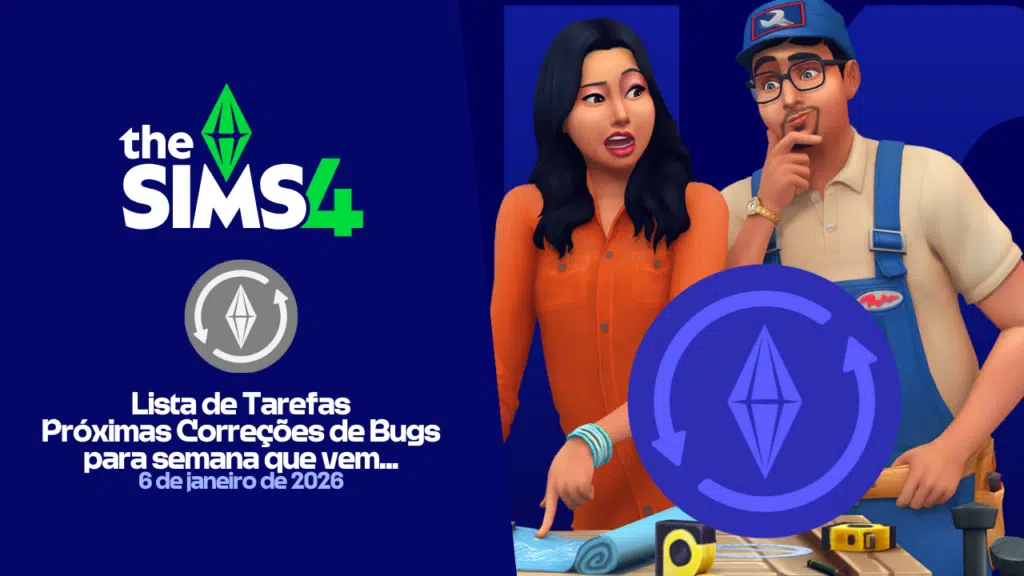 Lista de Tarefas Próximas Correções de Bugs para semana que vem... 6 de janeiro de 2026