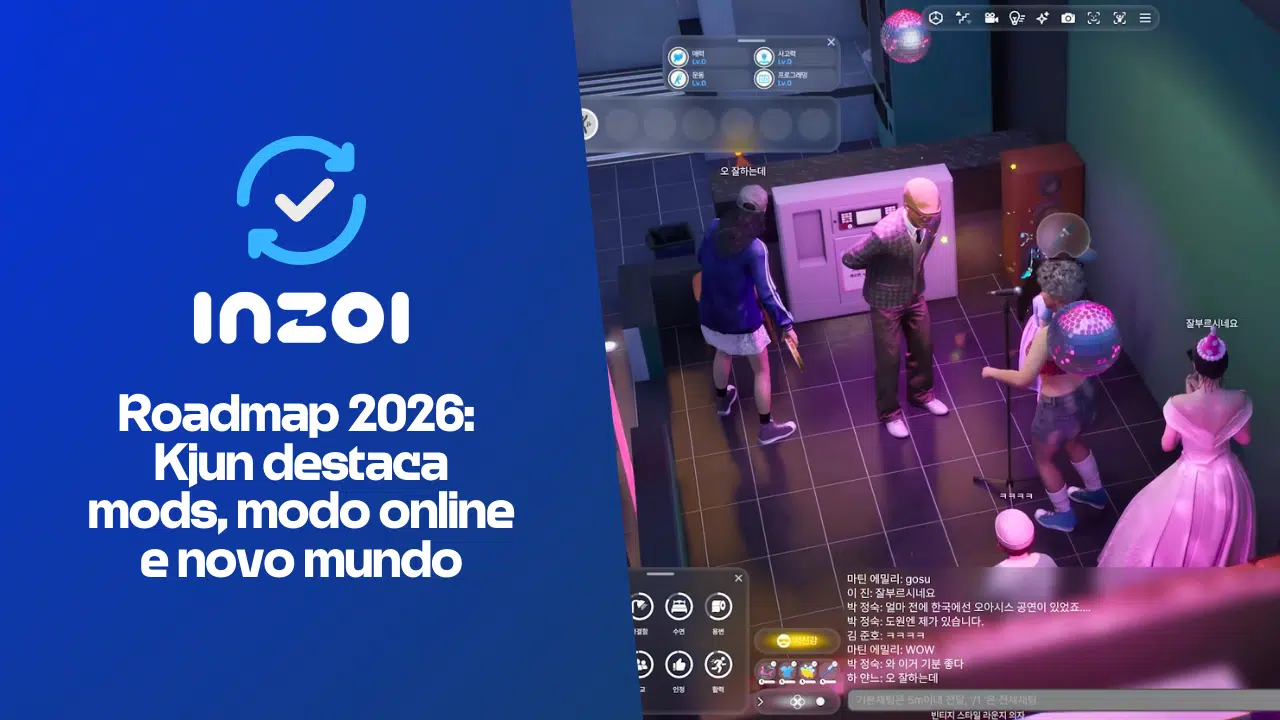 inZOI em 2026: novidades em teste, Kjun pede feedback e destaca mods, online e o novo mundo Canvastown