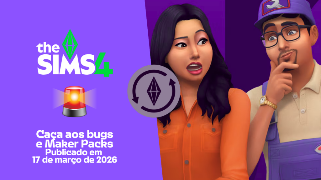 The Sims 4 recebe atualização com Marketplace e mais de 60 correções — 17 de março de 2026